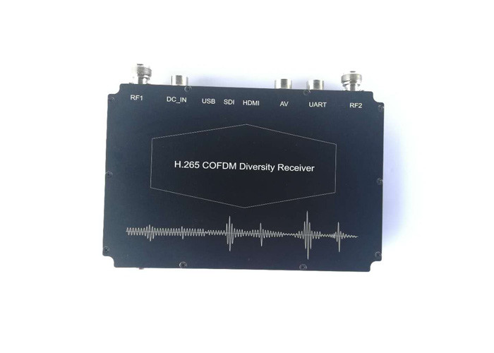 ডিজিটাল ব্রডকাস্টিং এর জন্য দুটি চ্যানেল ছোট COFDM ভিডিও রিসিভার H.265