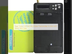 রিয়েল টাইম সিওএফডিএম এইচডি ভিডিও ট্রান্সমিটার এইচ.২৬৪ ইউএইচএফ ব্যান্ড মিনি সাইজ